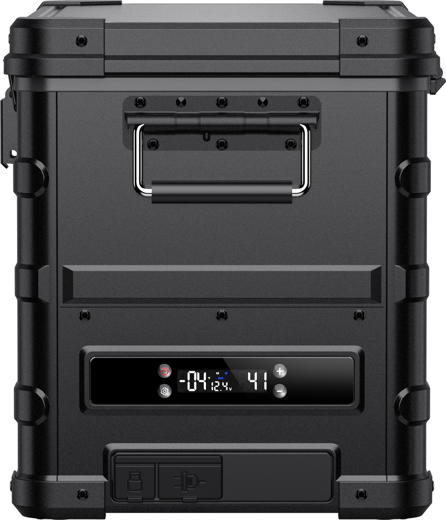 APL35 Dual Zone Aluminum Black Fridge | ICECO | 35 LT
