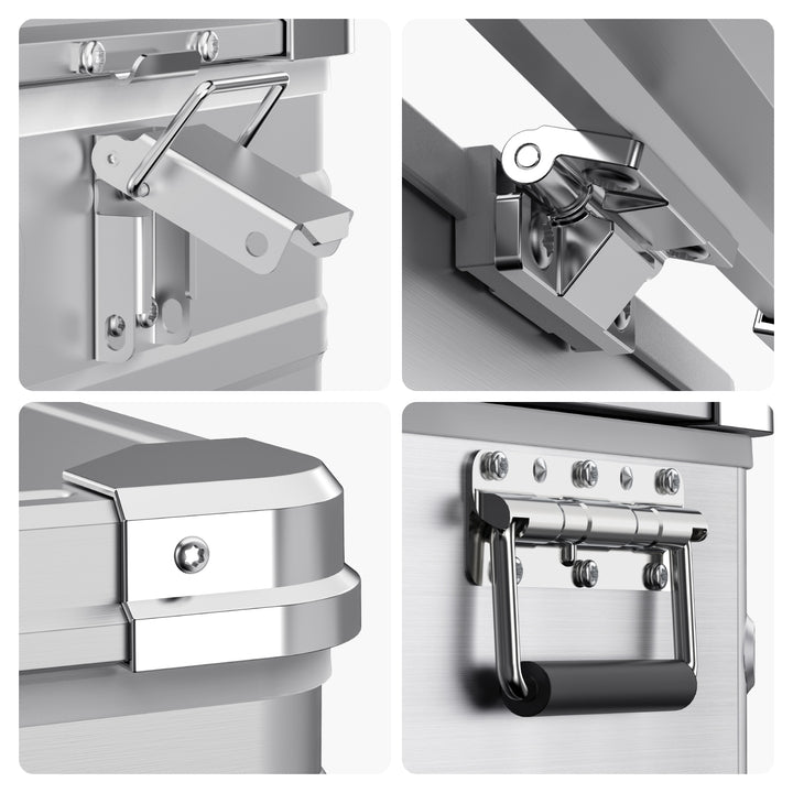 APL35 Dual Zone Aluminum Silver Freezer | ICECO | 35 LT