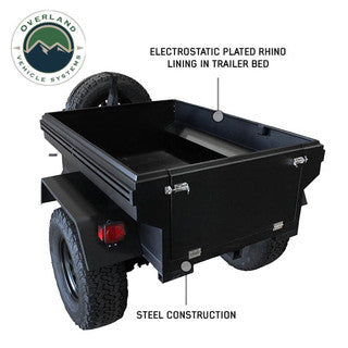 Overland Vehicle Systems Off Road Trailer - Military Style With Full Articulating Suspension